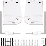 Murphy Mounting Wall Springs Mechanism, Heavy Duty Support Hardware DIY Kit, Bed Springs Mechanism Ideal for King Queen Bed (Vertical), White