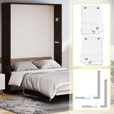 Murphy Mounting Wall Springs Mechanism, Heavy Duty Support Hardware DIY Kit, Bed Springs Mechanism Ideal for King Queen Bed (Vertical), White