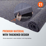 Moving Blankets, 72" x 54", 21 lbs/dz Weight, 24 Packs, Professional Recycled Cotton Packing Blanket, Large Heavy Duty Shipping Mover Pads Perfect for Protecting Furniture, Floors, Appliances