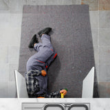 Moving Blankets, 72" x 54", 21 lbs/dz Weight, 24 Packs, Professional Recycled Cotton Packing Blanket, Large Heavy Duty Shipping Mover Pads Perfect for Protecting Furniture, Floors, Appliances