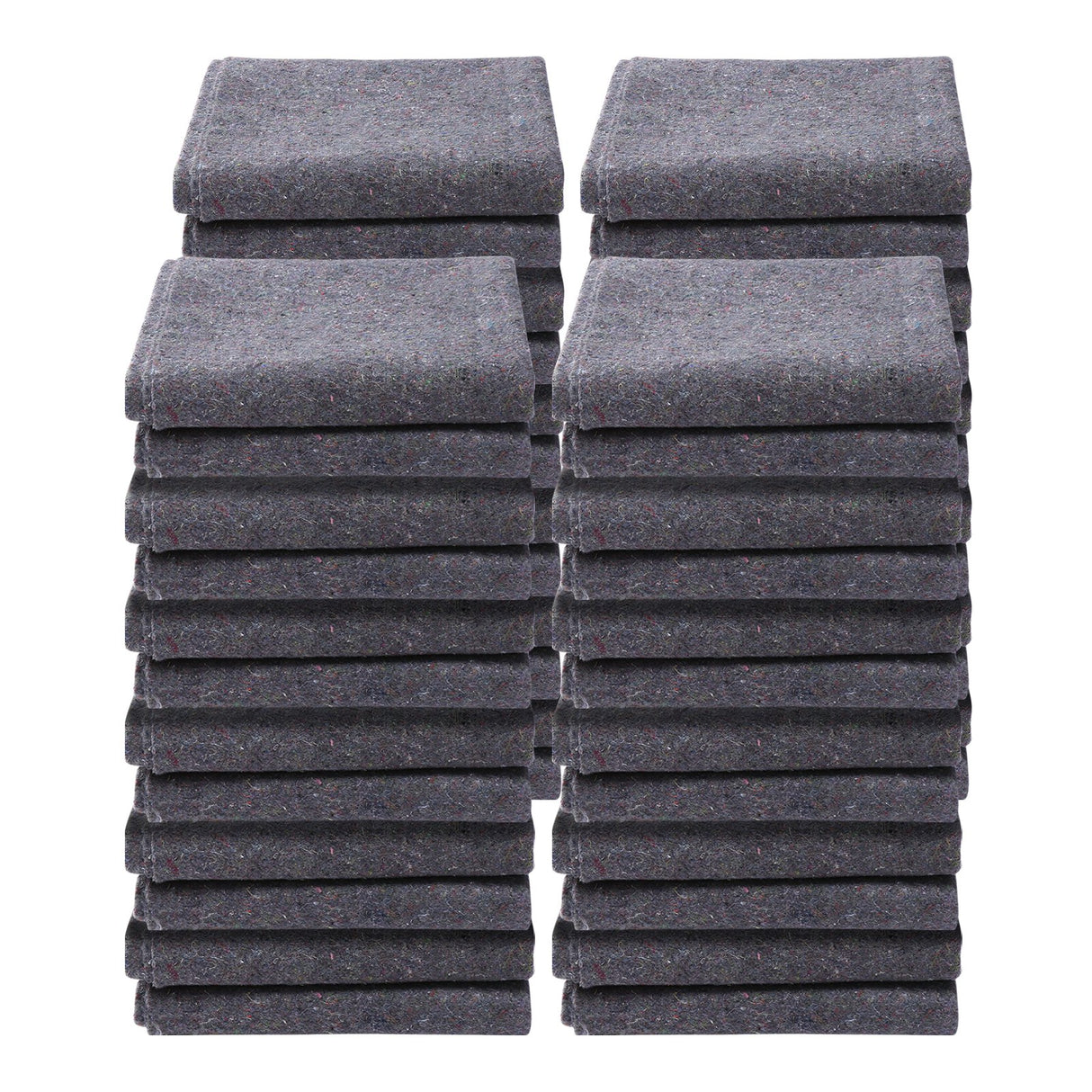 Moving Blankets, 72" x 54", 21 lbs/dz Weight, 24 Packs, Professional Recycled Cotton Packing Blanket, Large Heavy Duty Shipping Mover Pads Perfect for Protecting Furniture, Floors, Appliances