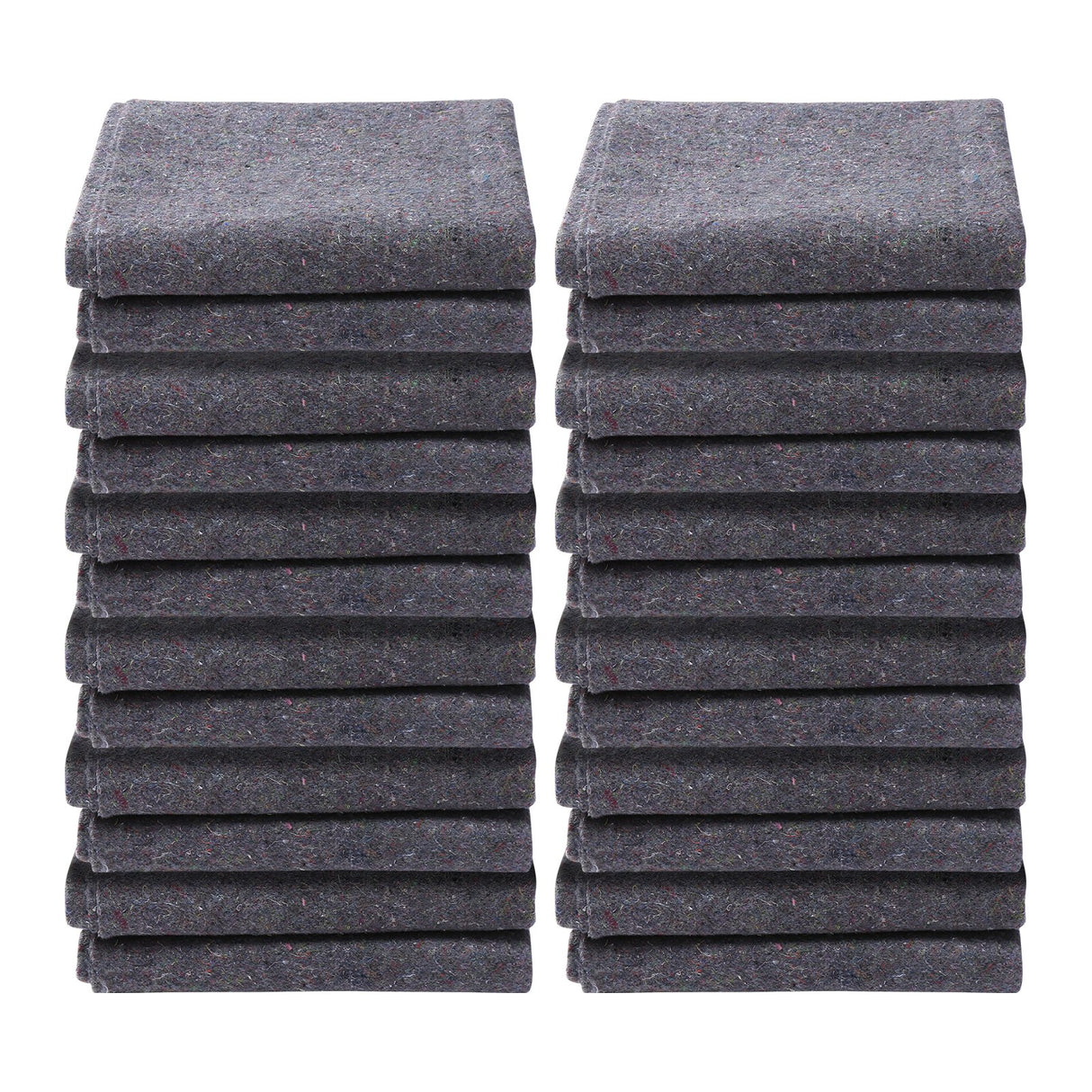 Moving Blankets, 1829 x 1372 mm, 12 kg/dz Weight, 12 Pack, Professional Recycled Cotton Packing Blanket, Large Heavy Duty Shipping Mover Pads Perfect for Protecting Furniture, Floors, Appliances