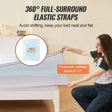 Mattress Topper, Queen Size, 76.2 mm Thickness, Memory Foam, Fiber Fill, Detachable & Washable, Ergonomically Designed for Pressure Relief, Comfortable Cooling & Breathable, for Hot Sleepers