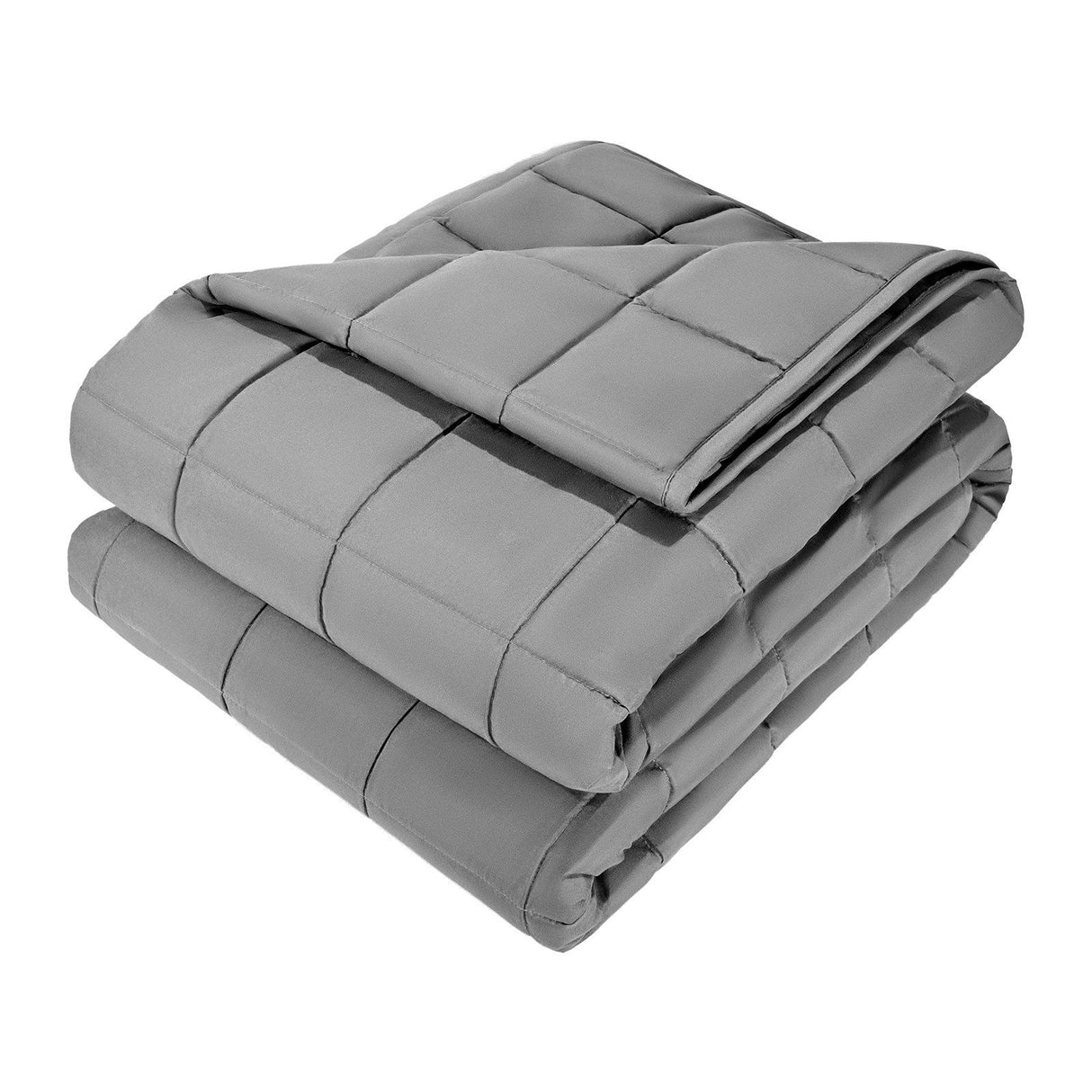 Weighted Blanket, 11 kg, 1524 x 2032 mm Queen Size, Cooling Breathable Heavy Blanket with Glass Beads, All-Season Use, Suitable for 113-140 kg Adults, Anxiety Stress Relief, Improve Sleep, Grey
