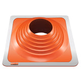 Roof Pipe Flashing Boot, Fit Pipe OD 254 to 457 mm, Flexible Silicone Roofing Jack Pipe Flashing, High Temp -74℃ to 225℃, Lasting Square Metal Base, for Chimney, Wood Stove & Outdoor Vent Pipes