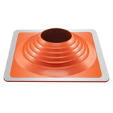 Roof Pipe Flashing Boot, Fit Pipe OD 254 to 457 mm, Flexible Silicone Roofing Jack Pipe Flashing, High Temp -74℃ to 225℃, Lasting Square Metal Base, for Chimney, Wood Stove & Outdoor Vent Pipes