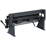 Box and Pan Brake, 610 ± 10 mm, 0-130 Degrees Sheet Metal Bending Brake, Portable Metal Bender with 20 Gauge Low Carbon Steel 14 Gauge Aluminum Capacity, 5 Adjustable Fingers for Metal Bending