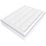 Mattress Topper, Queen Size, 25.4 mm Thickness, Fiber Fill Pad with Detachable & Washable, Comfortable, Supportive, Cooling, Breathable, with Detachable Bedside Pocket for Holding Small Items