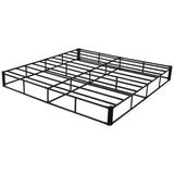Box Spring, King Size Bed Frame with Washable Fabric Cloth, Heavy Duty Metal Frame for King Bed, 230 mm Mattress Foundation, 1587.57 kg Max Weight Capacity, Easy Assembly, 2010 x 1925 x 230 mm