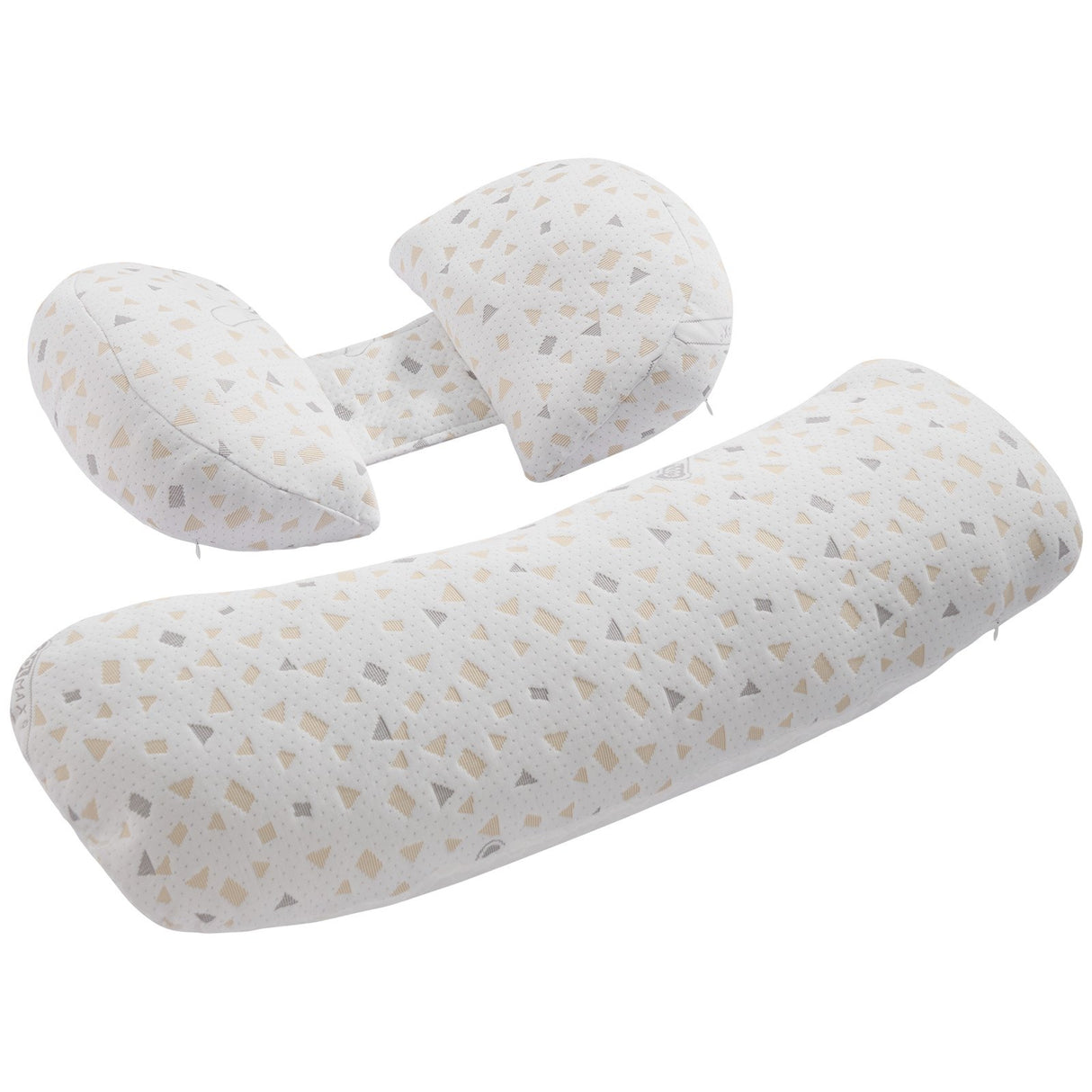 Pregnancy Pillows, Adjustable Maternity Pillow for Pregnant Women, Soft Pregnancy Body Pillow with Removable & Washable Cover for Back Belly Hip Support, Lightweight and Portable
