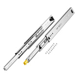 1 Pair Full Extension Drawer Slides 16 18 20 24 30 35 38 59 32 36 40 48 60 in, 250 lbs Load Capacity Locking Drawer Slides, Ball Bearing with Lock Side Mount Drawer Slide Rail