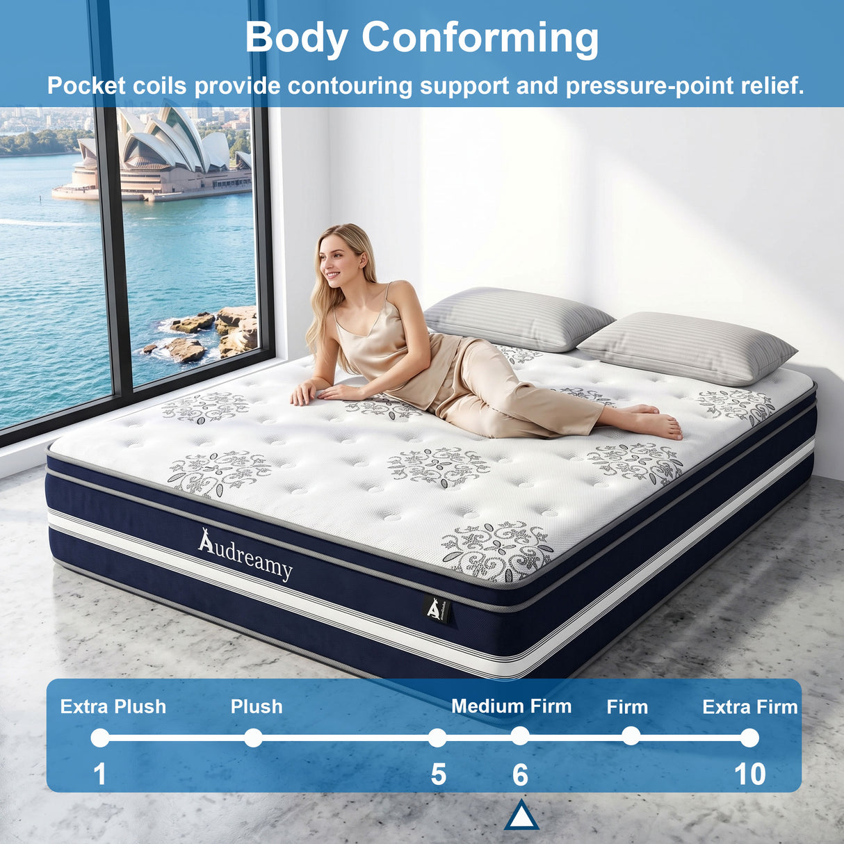 Audreamy Vienna Mattress – 34cm Medium Firm
