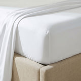 3 Piece Hotel Bamboo Cooling Fitted Sheet Set & Pillowcase -Ultra Soft 2000TC Breathable Fitted Bed Sheets Set with 37 Centimetre Deep Pocket-Cooling Sheets for Hot Sleepers(Grey,Double) (Copy)