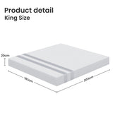 BedStory King Memory Foam Mattress 20cm Cooling Gel Foam Mattress in a Box Medium Soft Feel