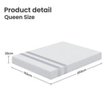 BedStory Queen Memory Foam Mattress 20cm Cooling Gel Foam Mattress in a Box Medium Soft Feel