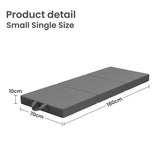 BedStory Folding Mattress Small Single Trifold Mattress with Firm Support Foam Washable Cover 10cm