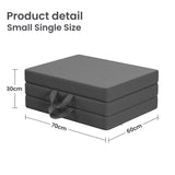 BedStory Folding Mattress Small Single Trifold Mattress with Firm Support Foam Washable Cover 10cm