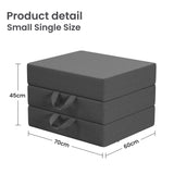 BedStory Folding Mattress Small Single Trifold Mattress Firm Support Foam Washable Cover 15cm