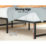 RoomSense Double 30cm Latex Hybrid Mattress Bundle with Metal Bed Frame