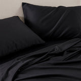 Hotel Soft Bed Sheet Set- Bedding Sheets & Pillowcases Breathable Bedding Wrinkle, Fade, Stain Resistant-Deep Pocket Flat Fitted Bed Sheet Set