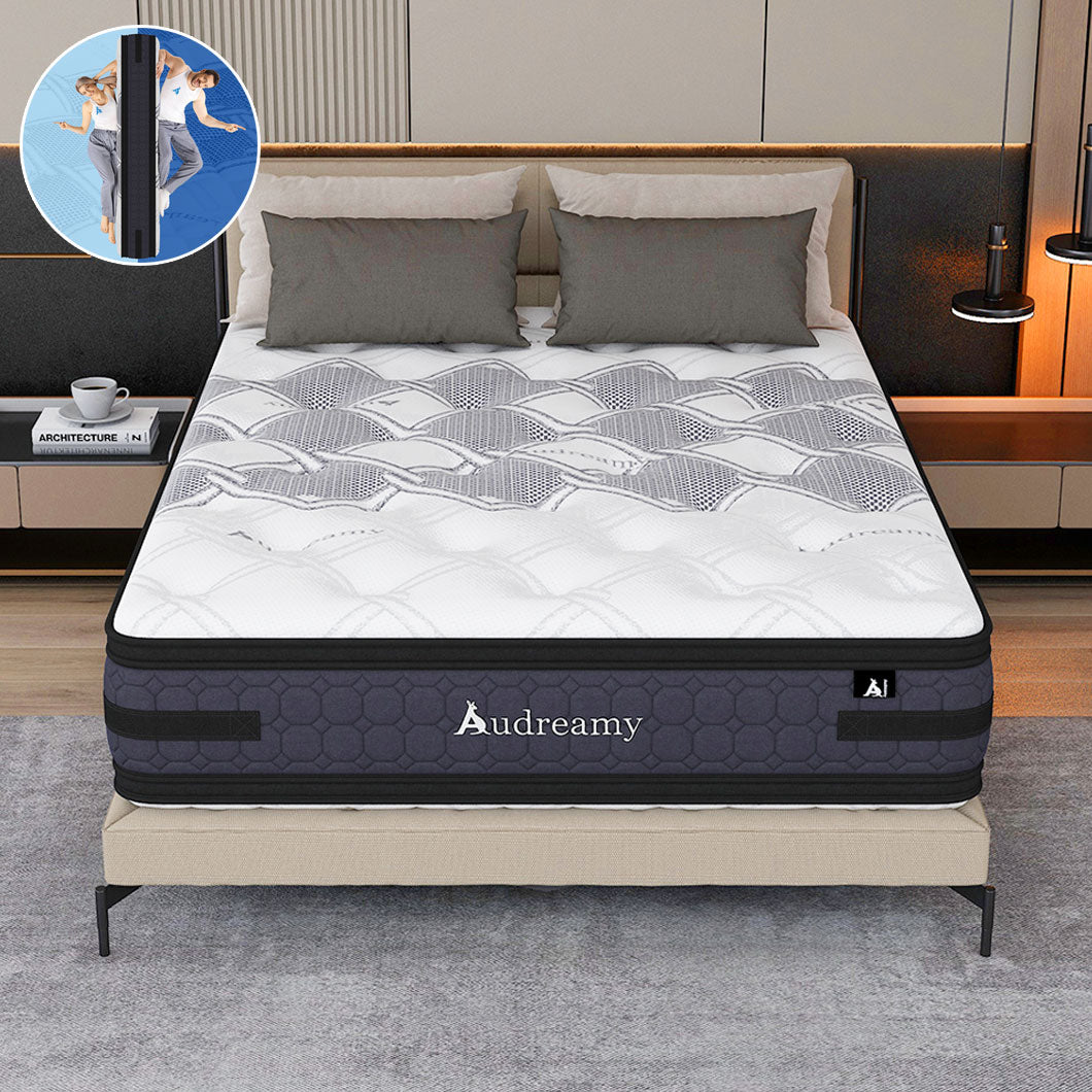 Audreamy Geneva Mattress – 36cm Euro Top Cool Gel Foam 7-Zone Pocket Spring Dual-Sided Firmness Medium Soft/Firm All Sizes