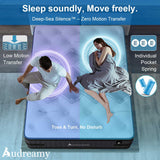 Audreamy Geneva Mattress – 36cm Euro Top Cool Gel Foam 7-Zone Pocket Spring Dual-Sided Firmness Medium Soft/Firm (King Single)