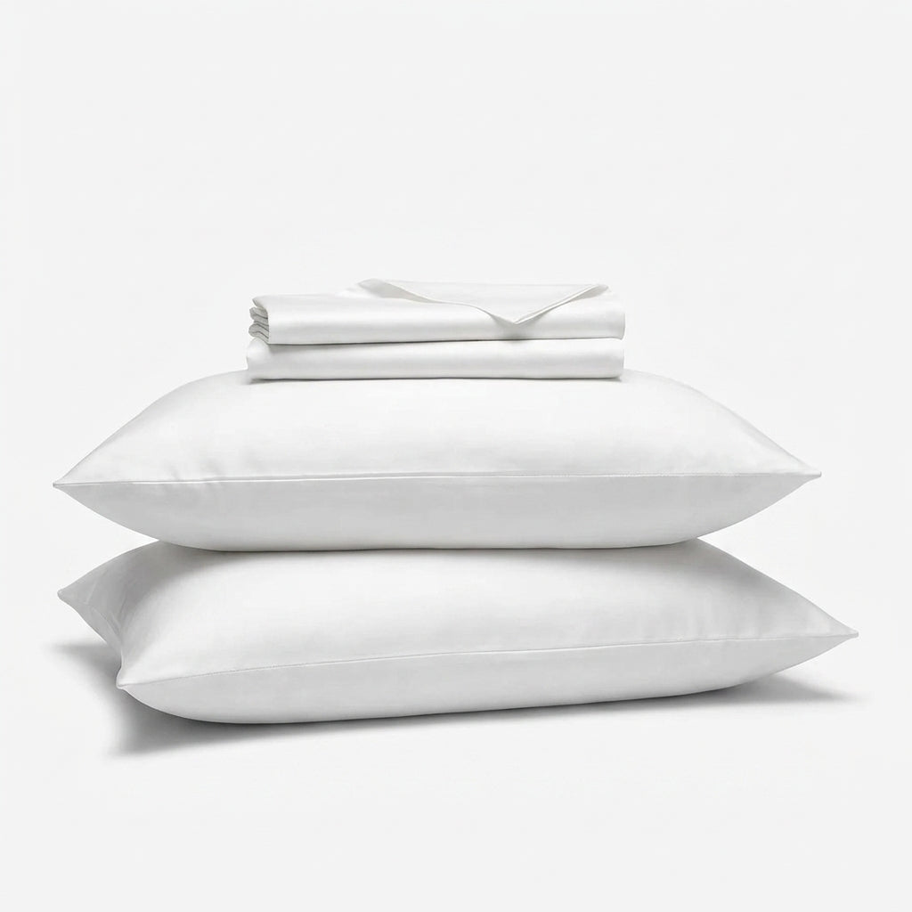 Hotel Soft Bed Sheet Set- Bedding Sheets & Pillowcases Breathable Bedding Wrinkle, Fade, Stain Resistant-Deep Pocket Flat Fitted Bed Sheet Set