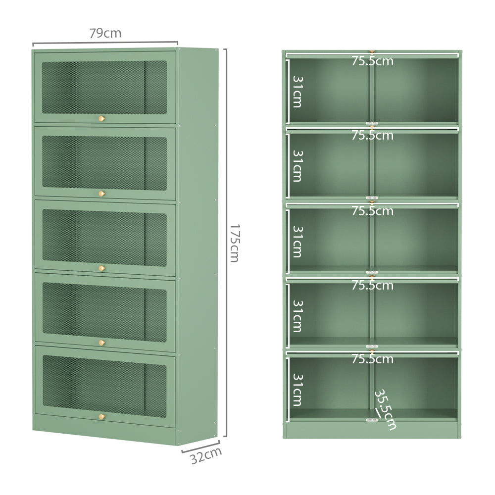 ArtissIn Buffet Sideboard Metal Cabinet - ELIA Green