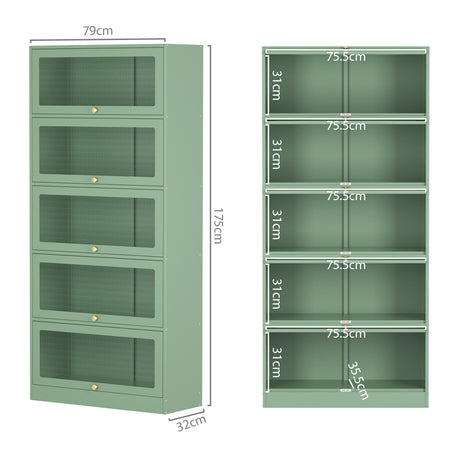 ArtissIn Buffet Sideboard Metal Cabinet - ELIA Green