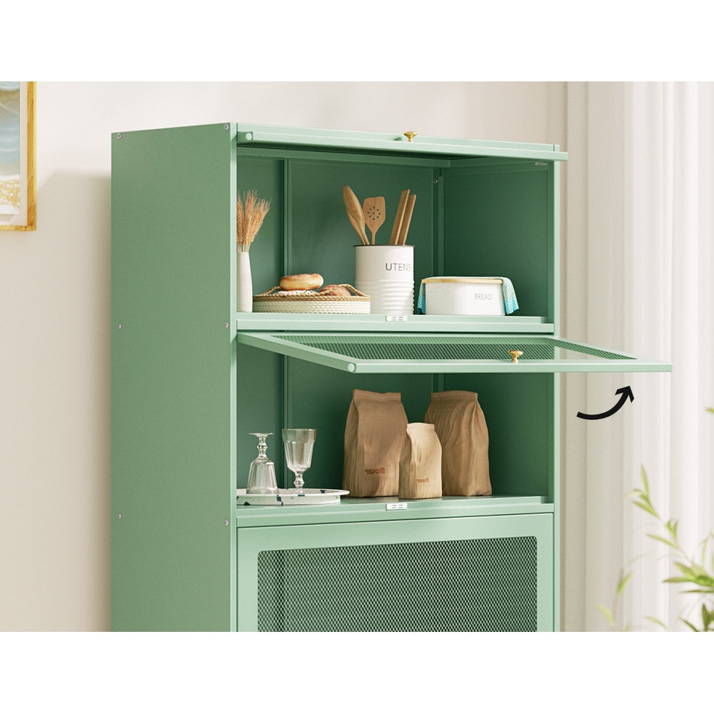 ArtissIn Buffet Sideboard Metal Cabinet - ELIA Green