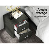 Artiss Moda Bedside table - Charcoal