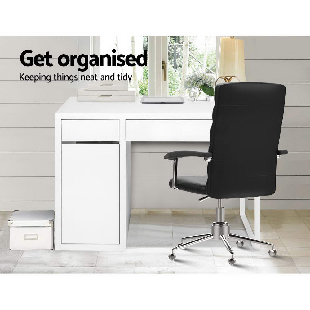 Artiss Computer Desk Drawer Cabinet White