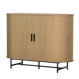 Artiss Buffet Sideboard Cupboard Cabinet Sliding Doors Pantry Storage Oak PIIA