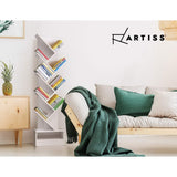 Artiss Display Shelf 9-Shelf Tree Bookshelf Book Storage Rack Bookcase White