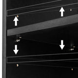 Artiss Bookshelf 5 Tiers ANTON Black