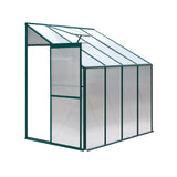 Greenfingers Greenhouse 2.52x1.27x2.13M Lean-to Aluminium Polycarbonate Green House Garden Shed