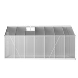 Greenfingers Greenhouse 4.1x2.5x2.26M Double Doors Aluminium Green House Garden Shed