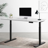 Artiss Standing Desk Motorised Electric Dual Motor White 120CM