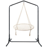 Gardeon Hammock Chair with Stand Nest Web Outdoor Swing 100cm