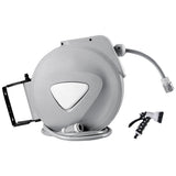 Water Hose Reel 30M Retractable Garden Auto Rewind Spray Gun