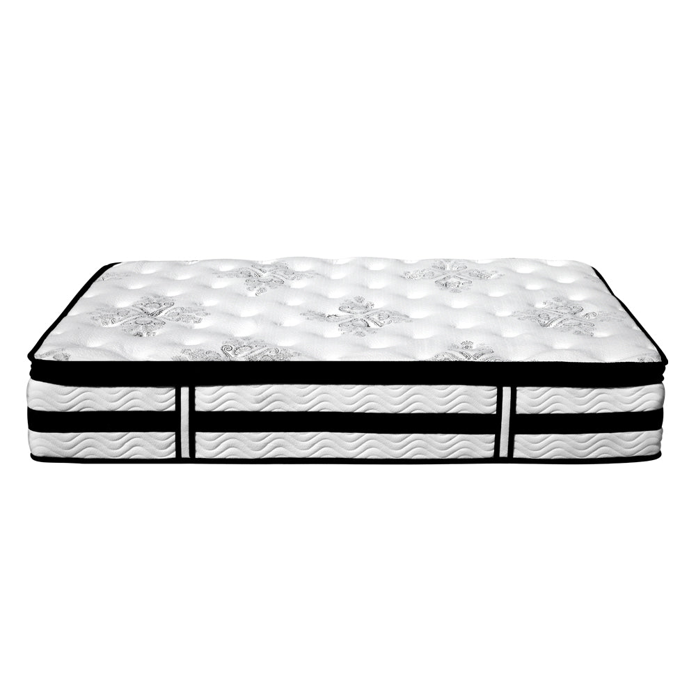 Giselle Bedding 34cm Mattress Euro Top Pocket Spring Double