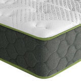 Giselle Bedding Mattress Green Tea Foam Pocket Spring 5-zone Medium Firm Double