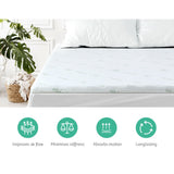 Giselle Bedding Memory Foam Mattress Topper 11-Zone 8cm Queen