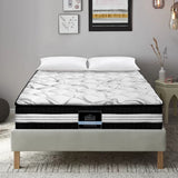 Giselle Bedding Mykonos Euro Top Pocket Spring Mattress 30cm Thick King