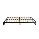 Artiss Metal Bed Frame Double Size Bed Base Mattress Platform Black BERU