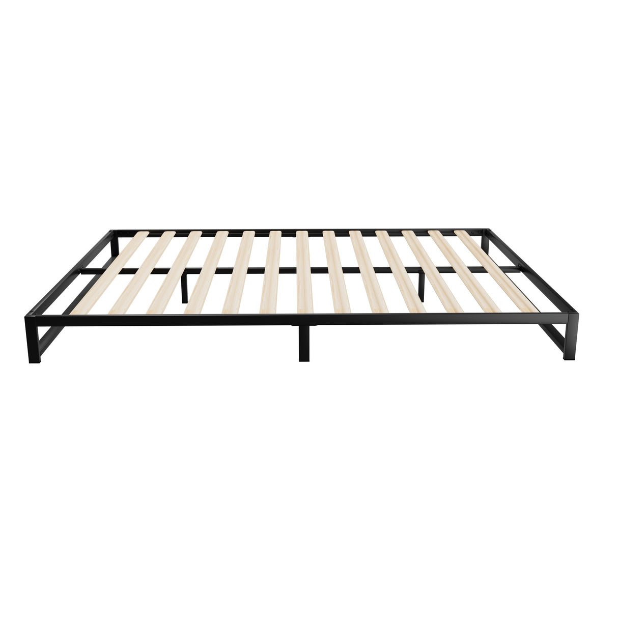 Artiss Metal Bed Frame Queen Size Bed Base Mattress Platform Black BERU