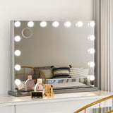 Embellir Bluetooth Makeup Mirror with Light Hollywood LED Vanity Dimmable 58X46