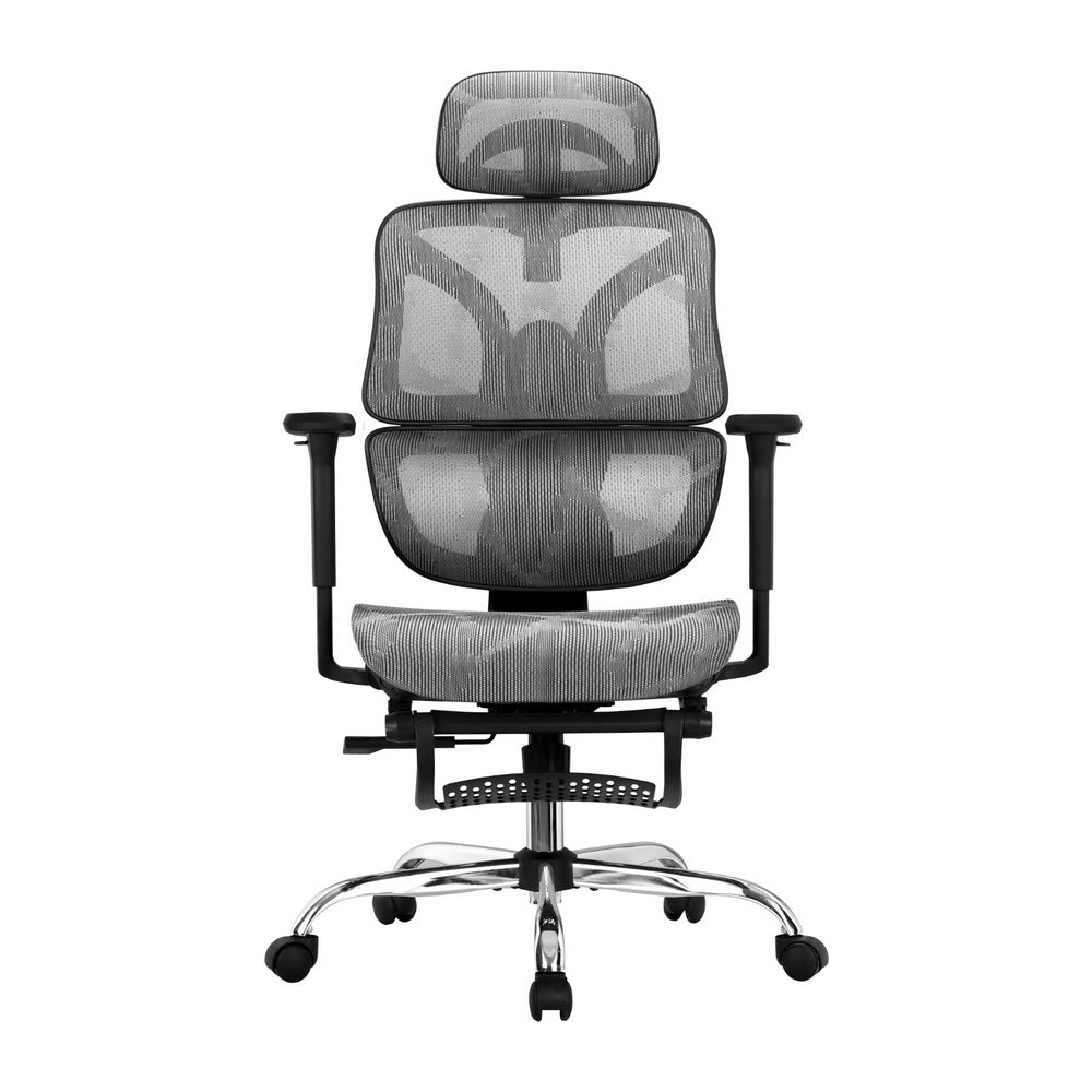 Artiss Ergonomic Office Chair Footrest Grey