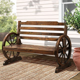 Gardeon Wooden Garden Bench Seat Outdoor Furniture Wagon Chair Patio Lounge