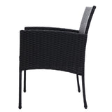 Gardeon 2PC Outdoor Dining Chairs Patio Furniture Rattan Chair Cushion XL Ezra